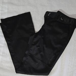 Stylish Black Polyester Pants